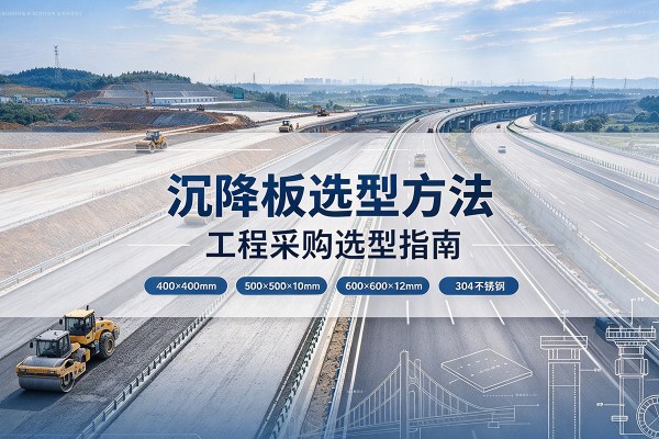 浏阳沉降板选择方法