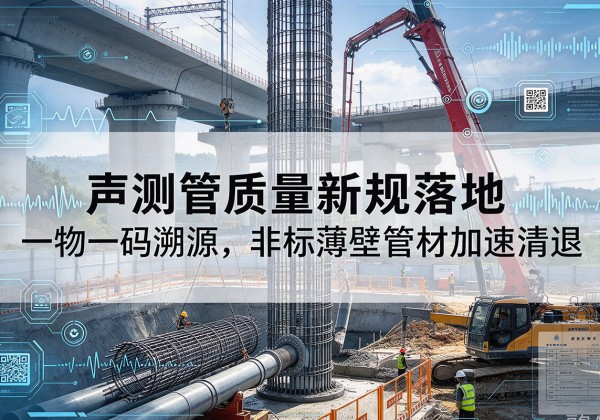 浏阳声测管质量新规落地，一物一码溯源，非标薄壁管材加速清退