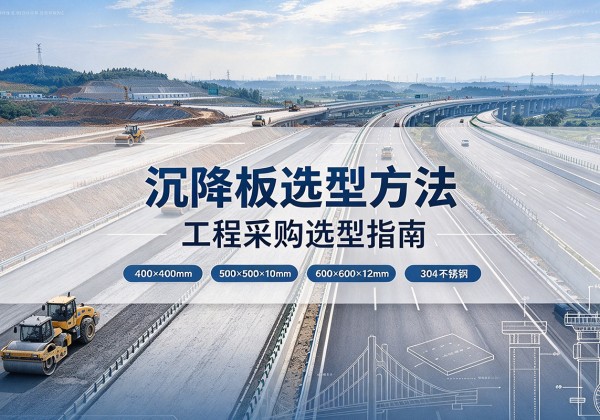 浏阳沉降板选择方法